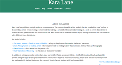 Desktop Screenshot of karalane.com
